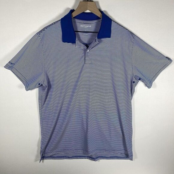 Bonobos Other - BONOBOS Mens Golf Polo LARGE Standard Fit Stretch Short Sleeve Shirt Striped